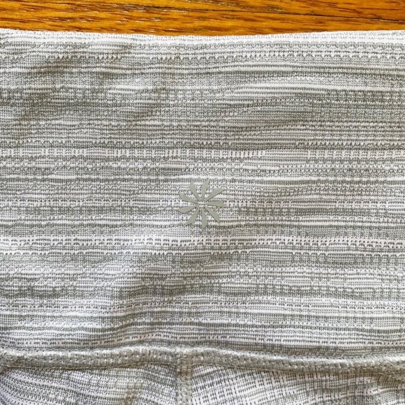 ATHLETA High Rise Jacquard Mesh Chat Capri S - Picture 5 of 6